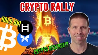 ALTCOINS \u0026 BITCOIN RALLY - US Crypto Reserve!? | HBAR, MORPHO | Requests Welcome!