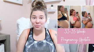 33-35 Week Pregnancy Update | Baby Dropping? Early Labor Signs? March Baby?