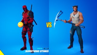 Deadpool vs Wolverine [ Logan ]  Dance Fight 100% SYNC | Fortnite Showcase