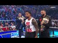 Roman Reigns es atacado por Jey y Jimmy Uso - WWE SmackDown 16 de Junio 2023 Español Latino