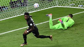 Alphonso Davies scores Canada's first ever goal at men's FIFA World Cup