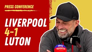 Liverpool 4-1 Luton | Jurgen Klopp Press Conference