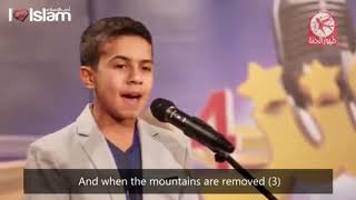 Amazing Quran recitation by Yaseen -12 years Boy from Syria. Abdulbasit - Minshawi