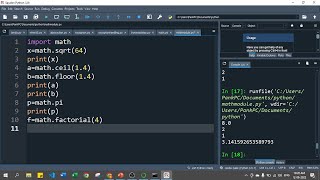 Math Module in Python | Python Tutorials for Absolute Beginners in Hindi #81