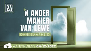 Dankbaarheid. 4 Desember 2022