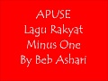 APUSE  Minus One By Beb Ashari  081291903726