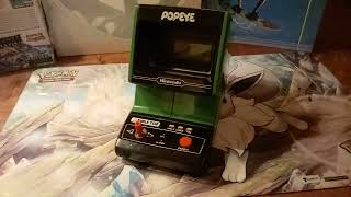 In Today's Collection Episode: Vintage Retro Nintendo Tabletop Mini Arcade Popeye 1983 Game Console