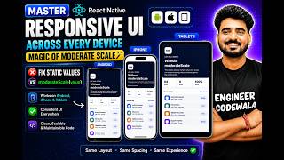 Master React Native Responsive Ui - Magic of Moderate Scale ✨ | Engineer Codewala