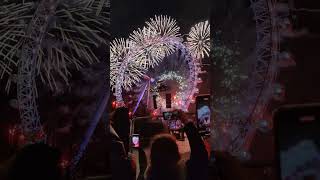 London Fireworks 🎆 2023 :  Happy New Year 2023 #londonfireworks #newyear2023