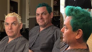 FTL's Mark Edge Gets His Hair Dyed for Charity!