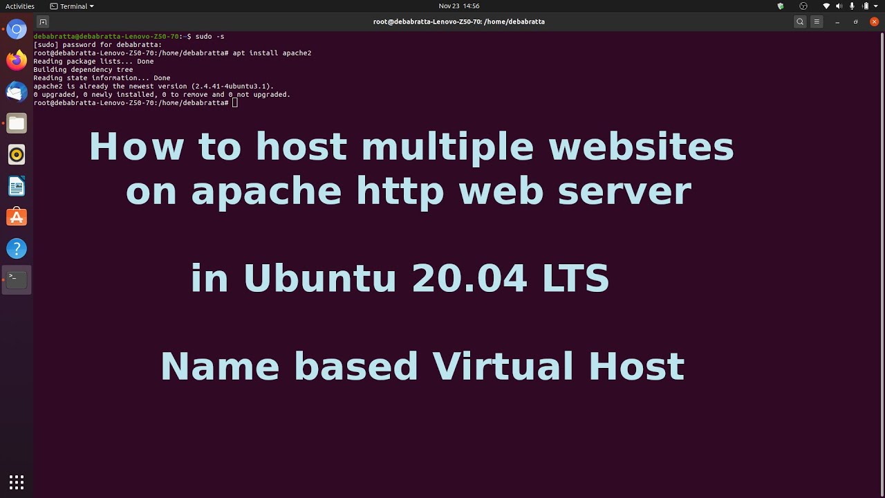 How To Host Multiple Website On Apache Http Server On Ubuntu