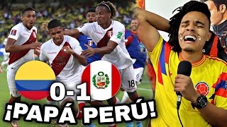 COLOMBIA vs PERÚ (0-1) REACCIÓN de COLOMBIANO *PERÚ MANDA*