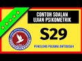 Contoh Soalan Ujian Psikometrik Penolong Pegawai Antidadah S29 AADK