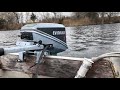 1987 evinrude 15hp video 2