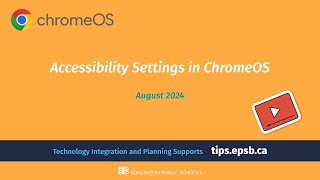 Accessibility Settings in ChromeOS