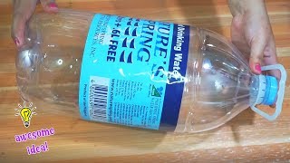 AWESOME AND EASY WAY TO RECYCLE PLASTIC BOTTLE IDEA| Best Reuse Idea