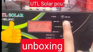 UTL Solar ⚡PCU 3000   24v   ⚡  unboxing👍