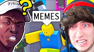 ROBLOX Steep Steps Funny Moments (MEMES) | KreekCraft Reacts