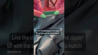 Hack to inserting a Zipper