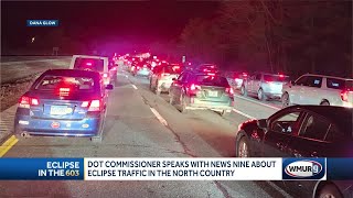 DOT commissioner says some efforts made to control traffic after eclipse