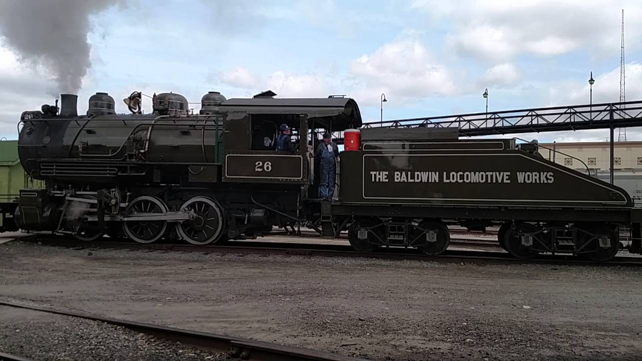 Steamtown - Baldwin Locomotive No. 26 - Video 1 - YouTube