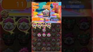 Pokemon Shuffle Mobile UX Stage 177 Banette ITEMLESS『ポケとる スマホ版』