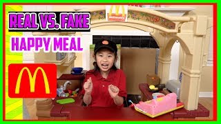 Pretend Play Mcdonalds Drive Thru with Ryan's Toy Review inspired-I MAILED MYSELF to Ryan ToysReview