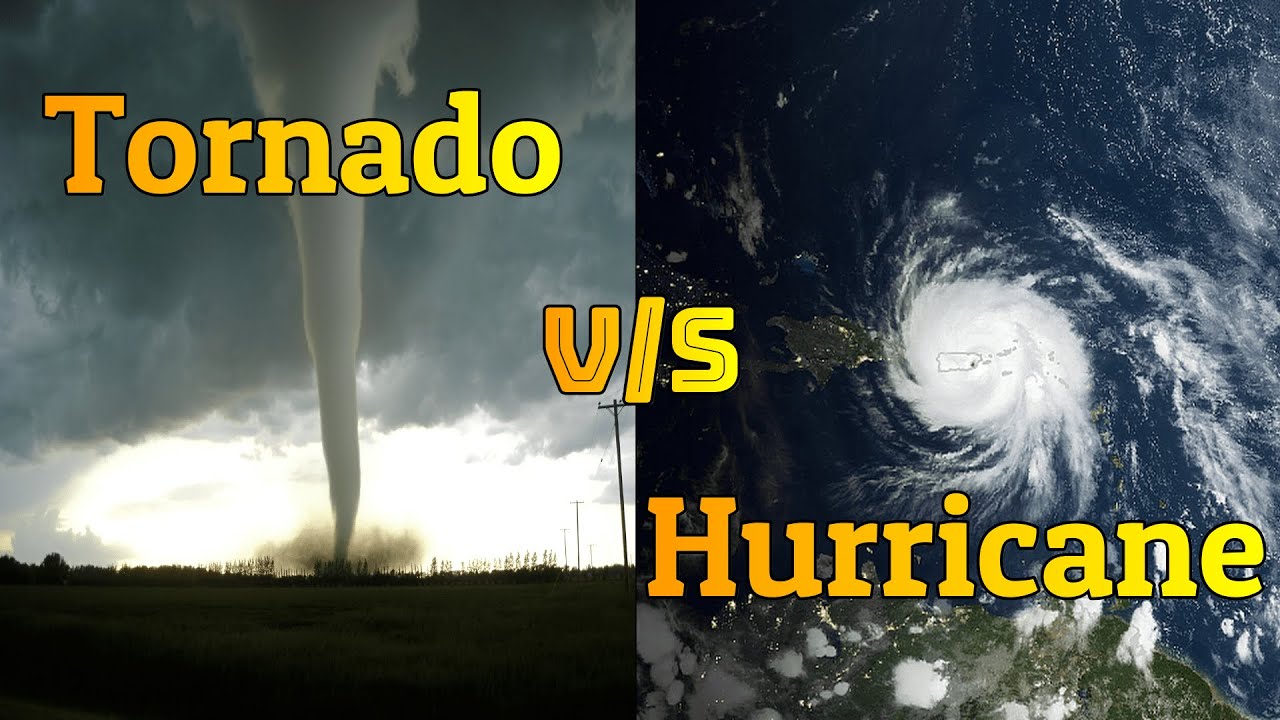 Difference Between Tornado And Hurricane