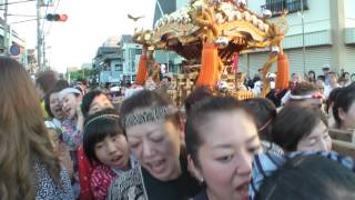 稲荷神社　最終地すり　あり！　浦安三社祭2016　初日　00107