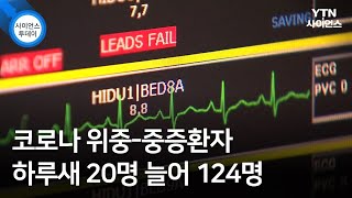 코로나 위중-중증환자 하루새 20명 늘어 124명 / YTN 사이언스