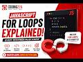 🚀 JavaScript For Loops Explained | Complete Beginner Tutorial | CodingZen