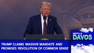 Davos 2025 | Trump Claims 'Massive Mandate' And Promises 'Revolution Of Common Sense'