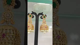 Hasini 1 gram gold earring jewellery collection in Kukatpally #shorts