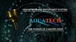 Tema Sistemi present Aquatech: high pressure water mist.