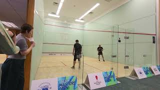 Sq.Ep 428 Squash Highlights Colin Robertson v Zainal Abidin of Singapore, Hong Kong Masters, 2023