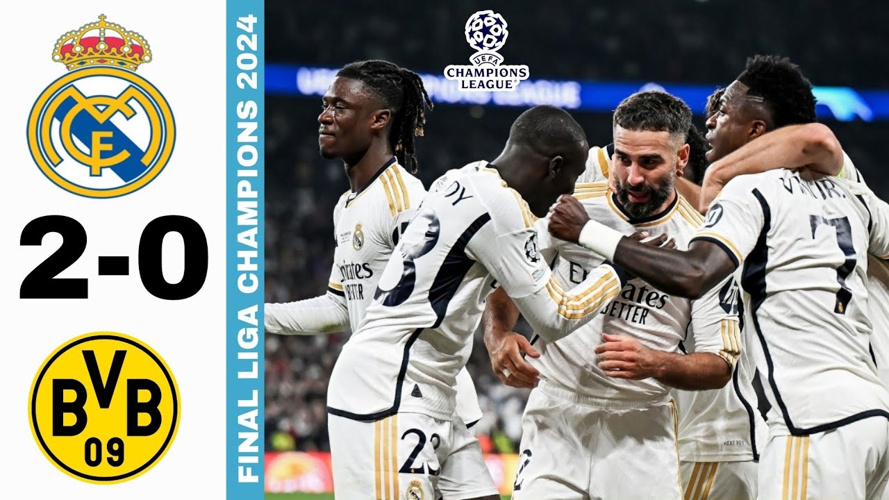 Real Madrid Vs Borrusia Dortmund Tadi Malam | Hasil Liga Champion Tadi ...