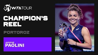 Jasmine Paolini | 2021 Portoroz | WTA Champion's Reel