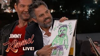 Cast of Avengers: Infinity War Draws Their Characters