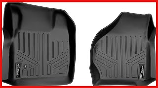 MAXLINER Floor Mats 1st Row Liner Set Black for 1999-2007 Ford F-250 / F-350 / F-450 / F-550 Super D