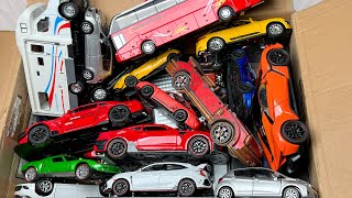 BOX FULL OF Diecast Cars - Toyota Yaris, Honda Civic, Porsche, GTR, Mercedes Benz, Rolls Royce, Bus