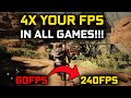 Forget DLSS - Get 4X Your FPS in ANY Game