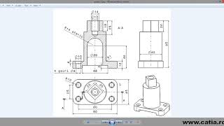 Modelarea unei piese in CATIA v5 tutorial video explicat detaliat 1