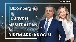 Birleşim Mühendislik YK Başkanı Mesut Altan Bloomberg İş Dünyası canlı yayın konuğu