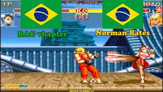 超级街霸2X ➤ RAC vhapter (Brazil) vs Norman Bates (Brazil) Super Street Fighter 2 Turbo