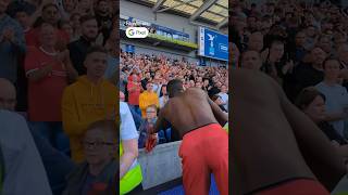 Konate makes a young fan’s day at Brighton #lfc #shorts #teampixel