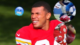 Patrick Mahomes throws support behind Chiefs rookie Skyy Moore after muffed punt