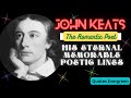 Memorable Poetic Lines of John Keats QE21