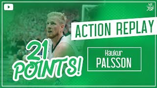 Hauk Palsson, 21 points face à Ténérife !