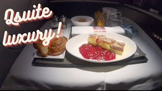 Experience QSuite on Qatar Airways - JFK to Doha