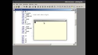 6502 Assembly Program to add two 2 digit numbers.